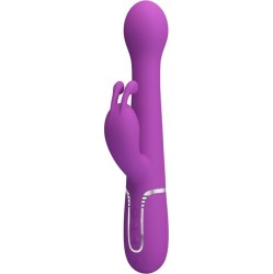 Pretty Love DEJON 3 IN 1 MULTIFUNCTION RABBIT VIBRATOR PURPLE