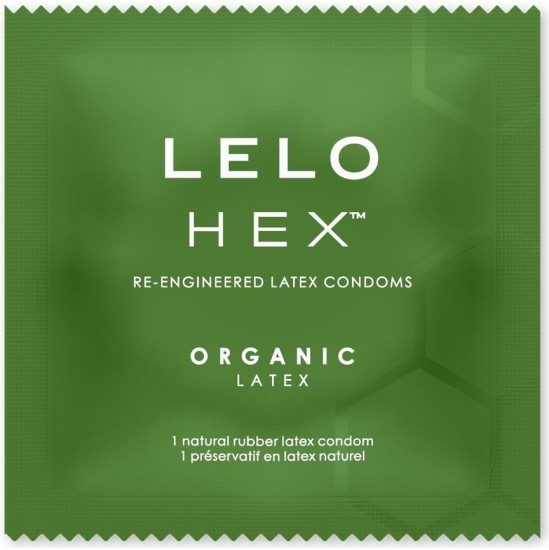Lelo HEX ORGANIC CONDOM BOX 3 UNITS
