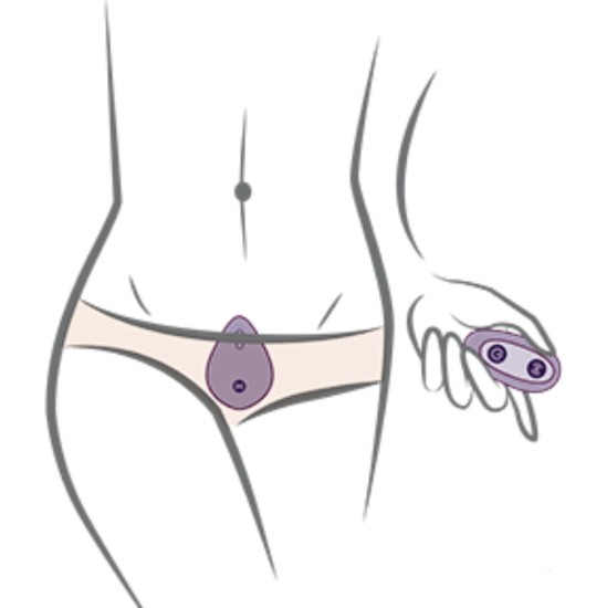 Rocks-Off ROCKS- OFF - KNICKERBOCKER GLORY VIBRATOR DISCREET PANTY PINK