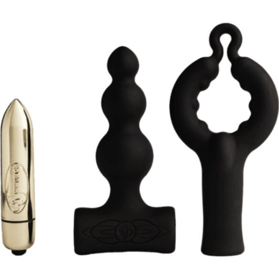 Rocks-Off ROCKS- OFF - PETITE SENSATIONS BUBBLES ANAL PLUG VIBRATOR BLACK