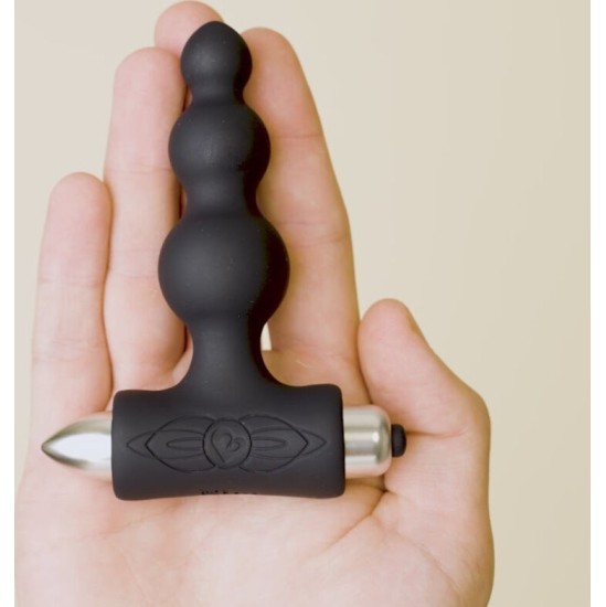 Rocks-Off ROCKS- OFF - PETITE SENSATIONS BUBBLES ANAL PLUG VIBRATOR BLACK