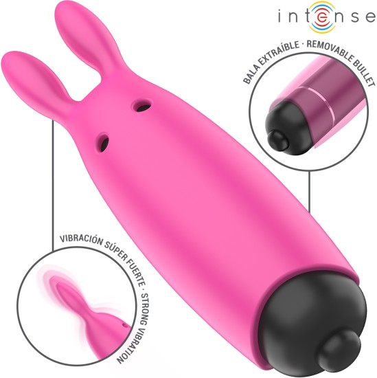 Intense Fun INTENSE - HOPPER PINK VIBRATING BULLET 8.3 X 2.4 CM