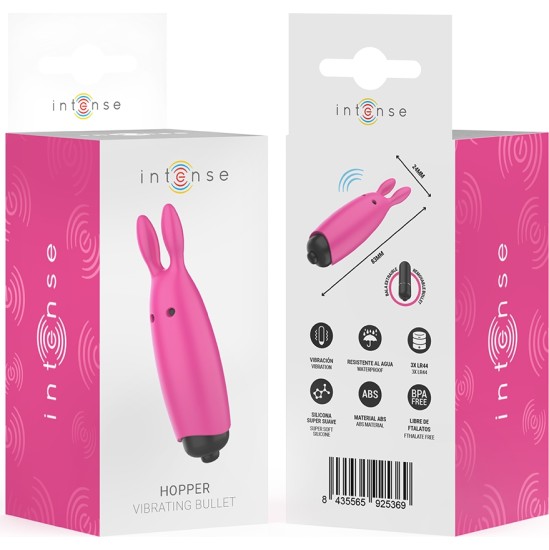 Intense Fun INTENSE - HOPPER PINK VIBRATING BULLET 8.3 X 2.4 CM