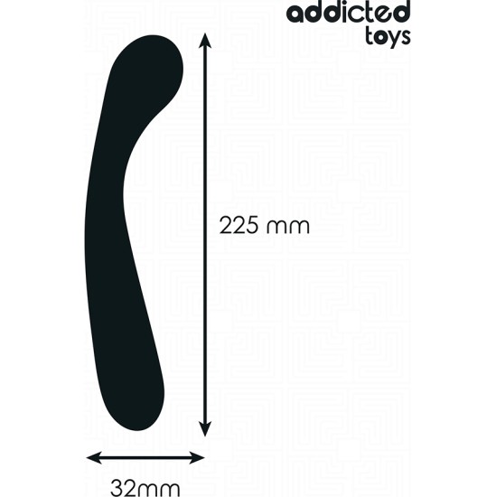 Addicted Toys DOUBLE ANAL MASSAGER SILICONE 22.5 CM