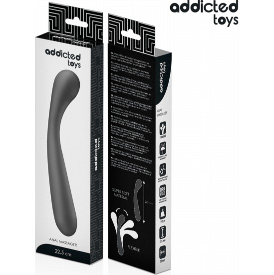Addicted Toys DOUBLE ANAL MASSAGER SILICONE 22.5 CM