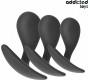 Addicted Toys SET OF 3 ANAL PLUG SILICONE MODEL 3