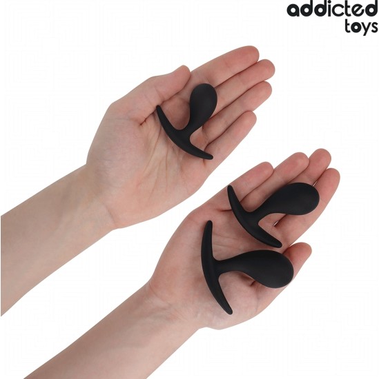 Addicted Toys SET OF 3 ANAL PLUG SILICONE MODEL 3