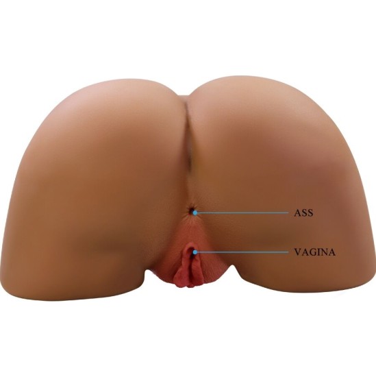 Crazy Bull GERIANN REALISTIC FEMALE BUTT VIBRATOR AND SUCKER WITH SOUND 5.5 KG