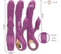 Intense Fun INTENSE - HALLE MULTIFUNCTION VIBRATOR WITH DOLPHIN STIMULATING TONGUE PURPLE