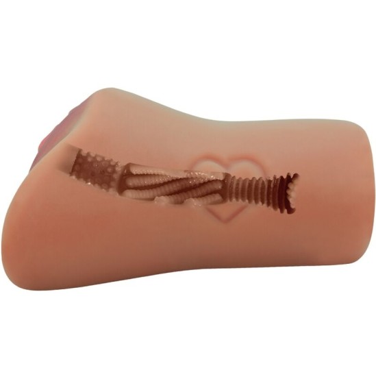 Crazy Bull - SCARLET VAGINA AND ANUS DESIGN WITH A HEART FLESH