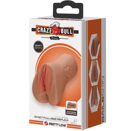 Crazy Bull - SCARLET VAGINA AND ANUS DESIGN WITH A HEART FLESH