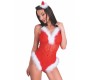 Livco Corsetti Bodies LIVCO CORSETTI FASHION - NAUGHTY SANTA LC 90706 CHRISTMAS BODYSUIT S/M