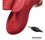 Intoyou Beeny Stimulator with 4 Caps, Suction, Tapping, Tickling and Licking