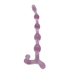 Baile Bendy Twist Anal Beads Pink
