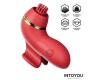 Intoyou Beeny Stimulator with 4 Caps, Suction, Tapping, Tickling and Licking